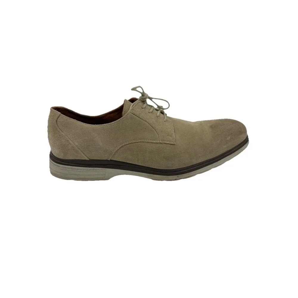 Stacy Adams Tayson Tan Suede Shoes‎ Oxford Derby Men 11 Redzone Minimalist READ